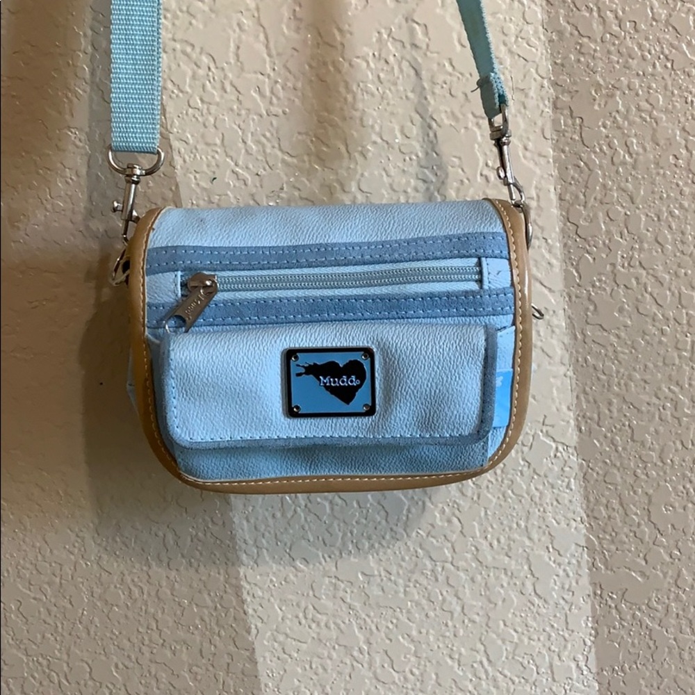 mudd light blue crossbody bag/purse